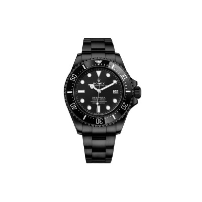 ROLEX DEEP SEA BLACK BLACK-PVD SEA DWELLER DEEPSEA BLACK BLUE DIAL 